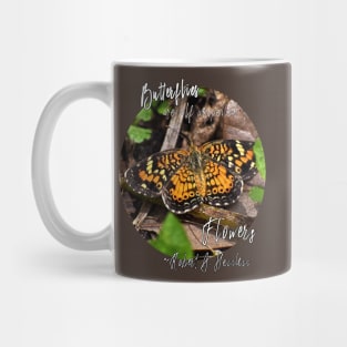 Pearl Crescent Butterfly Mug